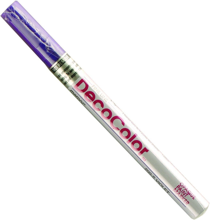 DecoColor Broad Glossy Oil-Based Paint Marker-Violet