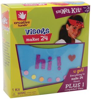 Fibre Craft Creative Hands - Smart Visors Kit, Makes 24