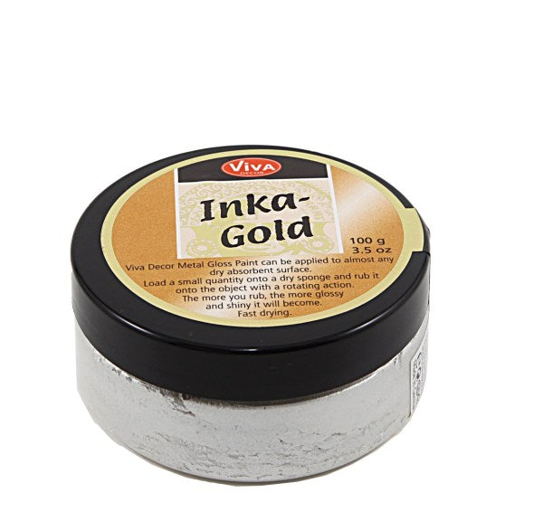 Viva Decor - Inka Gold Metallic - Rub Base Coat - Silver