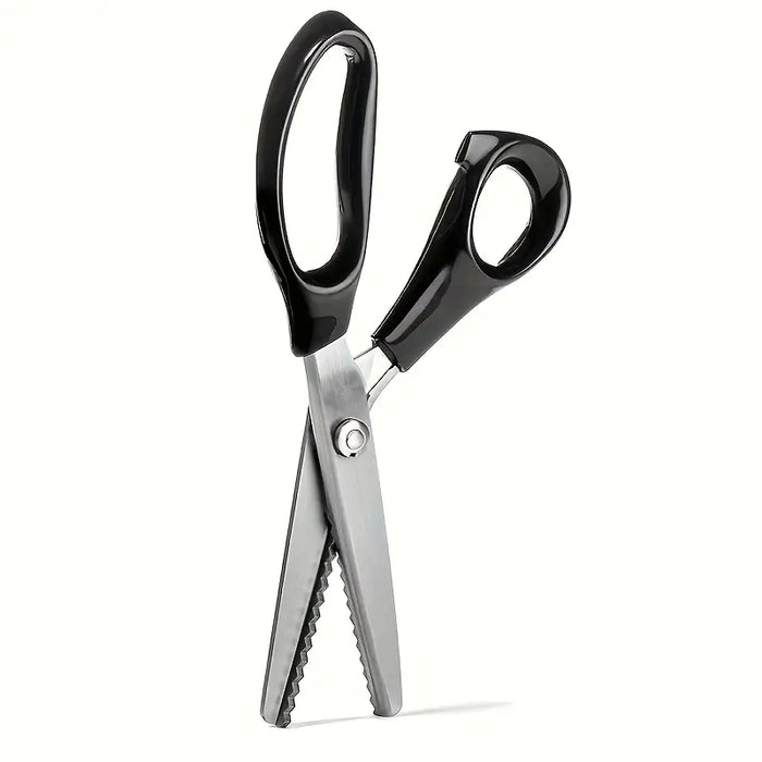 Doodles - Stainless Steel Wave Scissors with Serrated Edge 1pc