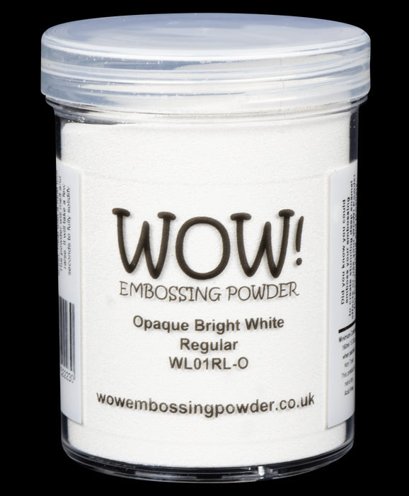 WOW Opaque Bright White - Regular (Large Jar) 160ml Jar-WOW