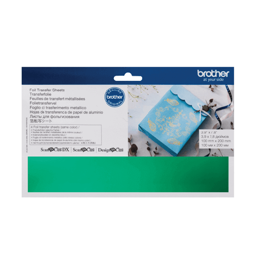 Brother - ScanNCut - SDX125 Foil Transfer Sheets - Green