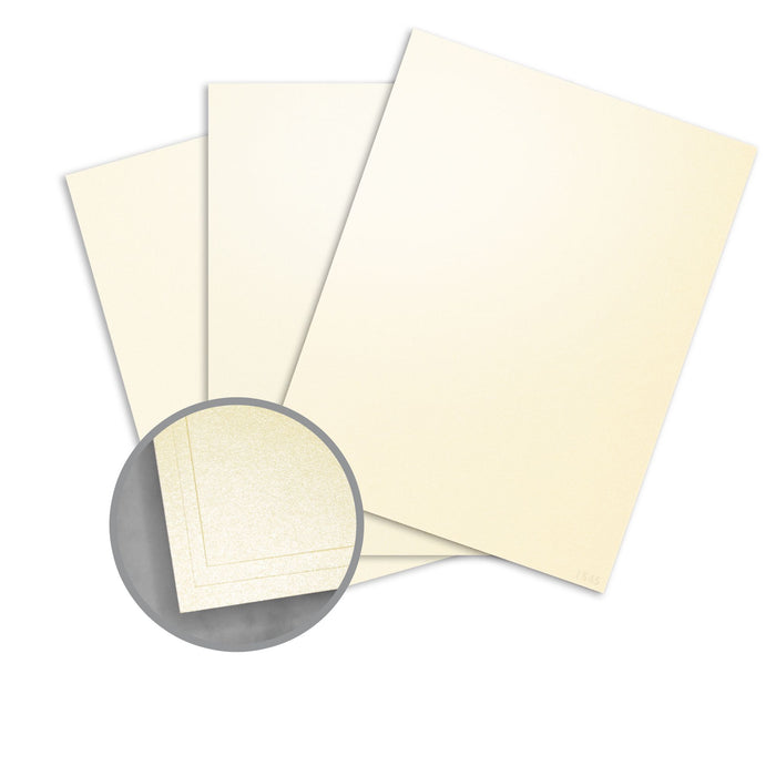 Doodles - Curious Metallic Paper Pack - White Gold - 120gms (A4) -10 Sheets