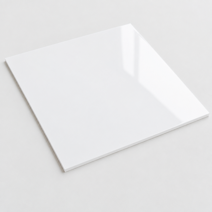 Doodles - Perspex - White - 3mm - 30cm x 30cm