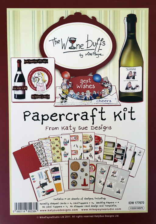 Katy Sue - Papercraft Kit - The Wine Buffs