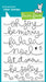 Lawn Fawn - Clear Stamp Set - winter big scripty words