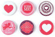 We R Memory Keepers - Crazy for You Collection - Mini Badges