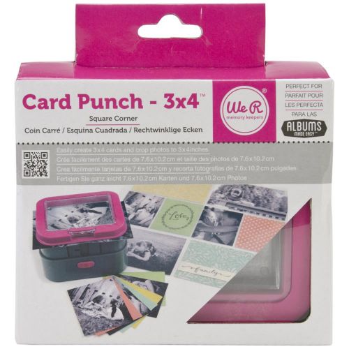 We R Memory Keepers - Card Punch 3" x 4" - Pink