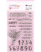 Rosie's Studio Born to Bloom Clear Reusable Stamps (1 Sheet)