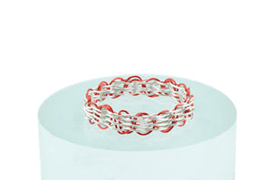 Ring Weaver Tool, by Kleshna Handel, 1 Aluminum Base, 18 Pins, 1 Foam Holder, Ring Size 4 - Small, Ring Size 6 - Medium, Ring Size 9 - Large, Ring Size 11 - Extra Large