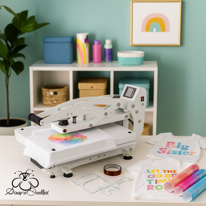 Doodles - MR Semi-Auto Pro High Pressure - XL Heat Press Machine - 16inch x 20inch (40cmx50cm)