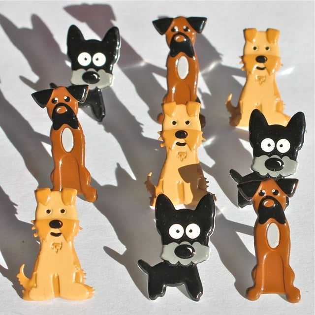 Eyelet Outlet - Shape Brads 12/Pkg - Puppy