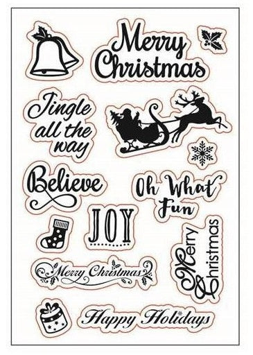 KCraft - Clear Stamp Set - Christmas