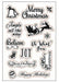 KCraft - Clear Stamp Set - Christmas