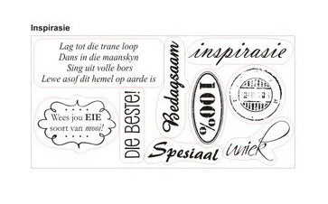 KCraft - Clear Stamp Set - Inspirasie