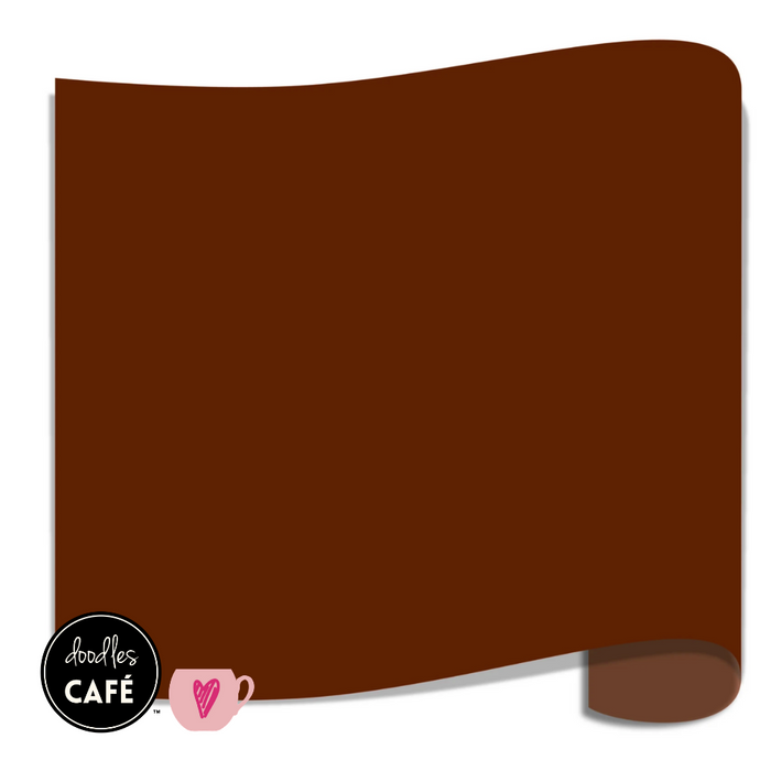 Flex Classic - Heat Transfer Vinyl - Brown - Matt (25cmx1m)