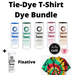 Doodles Natural Bundle - 5 Tie-Dye T-Shirt Dye Bundle with Fixative included!