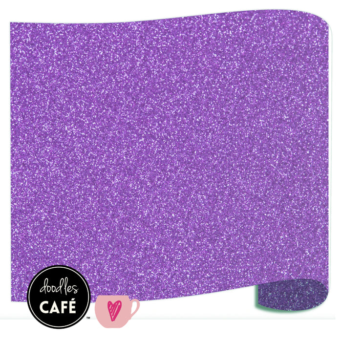 Poli-Flex Pearl Glitter - Heat Transfer - Neon purple (1m x 25cm)