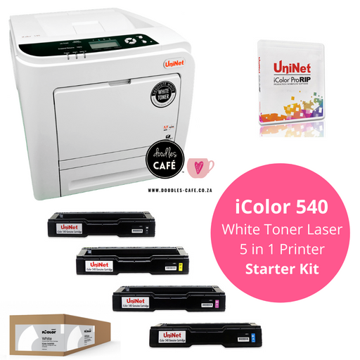 Uninet iColor 540 - White Toner Laser 5 in 1 Printer Kit