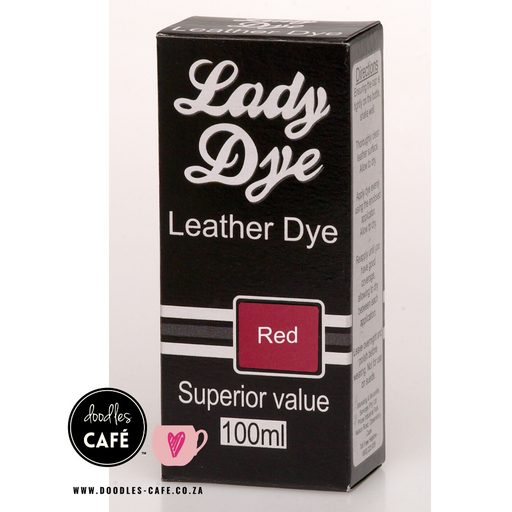 Lady Dye - Leather Dye - Red -100ml