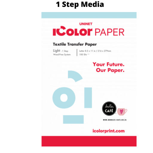 iColor - Light 1 Step Transfer Media - 50pk