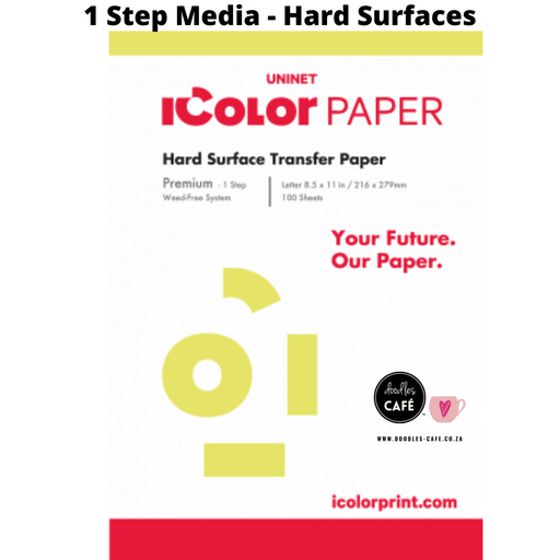 iColor Premium 1 Step Hard Surface Transfer Media - 10pk