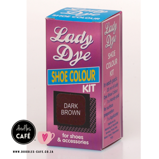 Lady Dye - Shoe Colour Kit - Dark Brown