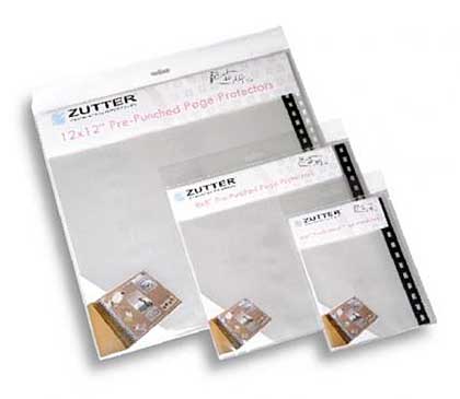 Zutter - Bind-It-All - Pre Punched Page Protectors - 4"x 6"- 6pk